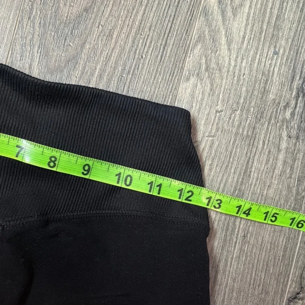 Alo Yoga Womens High Waist Coast Leggings‎ Black Grey Colorblock Mesh XS